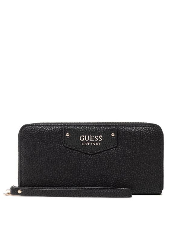 Guess Guess Голям дамски портфейл Eco Brenton (EVG) SLG SWEVG8 39046 Черен
