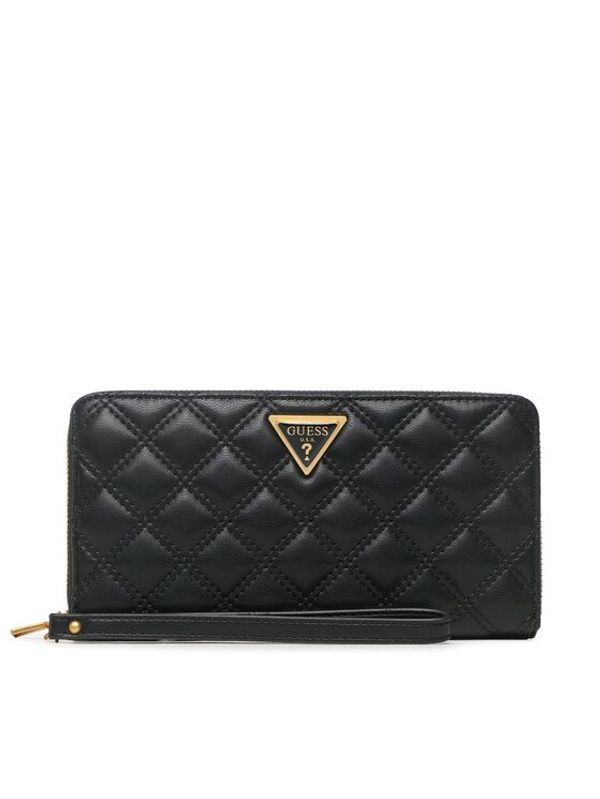 Guess Guess Голям дамски портфейл Giully (QA) Slg SWQA87 48630 Черен