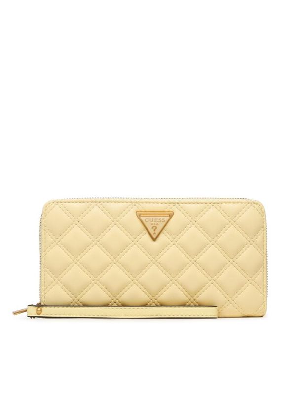 Guess Guess Голям дамски портфейл Giully (QA) Slg SWQA87 48630 Жълт