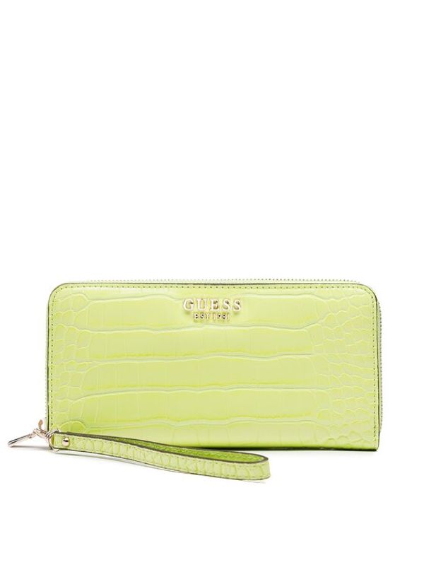 Guess Guess Голям дамски портфейл Laurel (Cc) Slg SWCC85 00460 Зелен