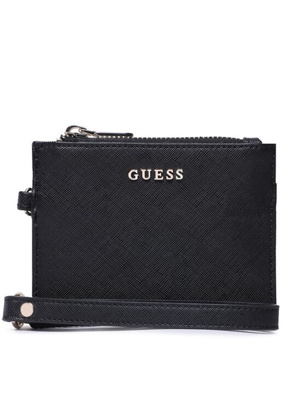 Guess Guess Голям дамски портфейл Not Coordinated Accessories PW1526 P3154 Черен