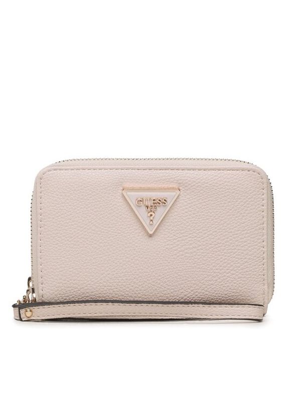 Guess Guess Голям дамски портфейл Slg Recap SWBG87 78640 Бежов