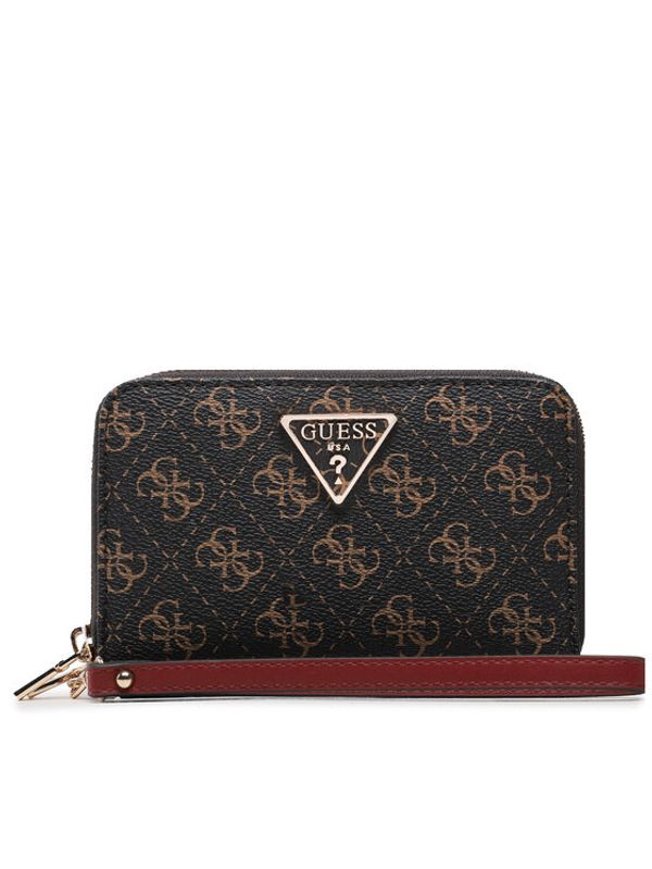 Guess Guess Голям дамски портфейл Slg Recap SWQE85 00640 Кафяв