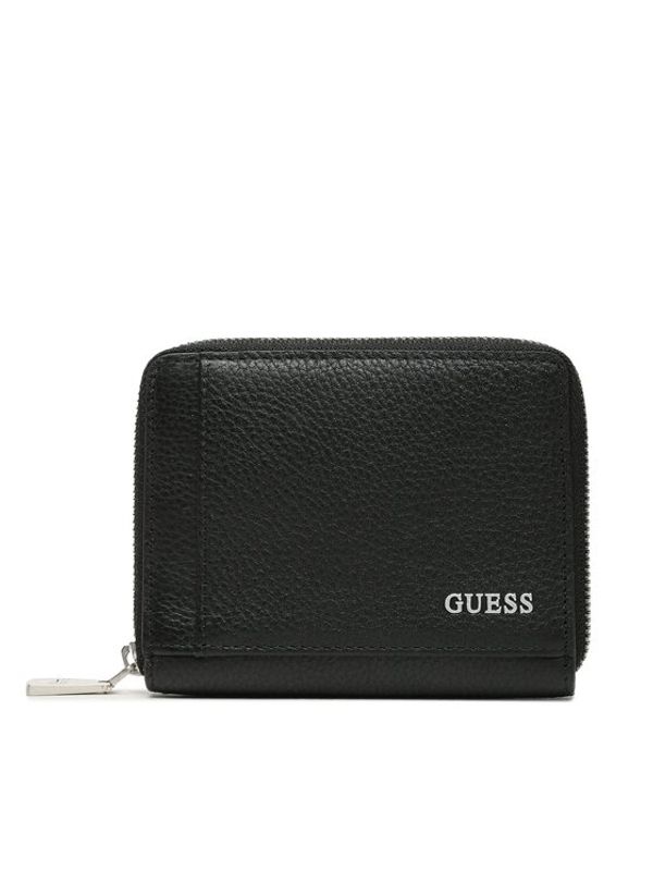 Guess Guess Голям мъжки портфейл SMRIVI LEA75 Черен