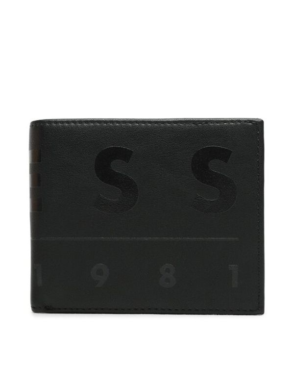 Guess Guess Голям мъжки портфейл SMVENE LEA20 Черен