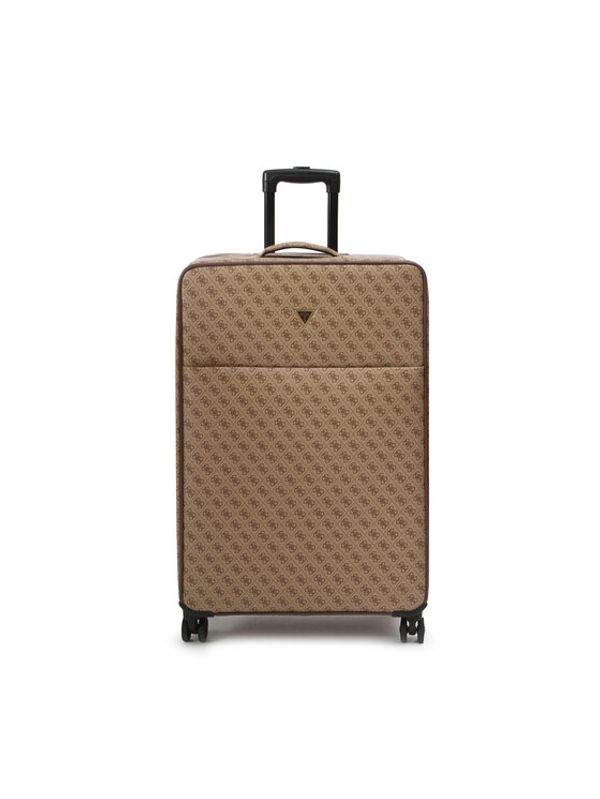 Guess Guess Голям твърд куфар Vezzola Travel TMVZLS P3303 Кафяв