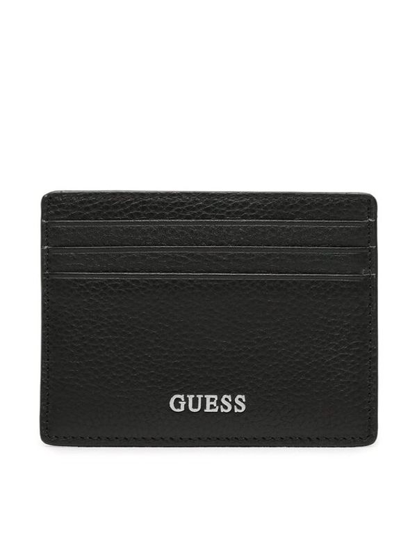 Guess Guess Калъф за кредитни карти Riviera Slg SMRIVI LEA25 Черен
