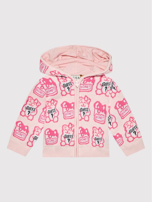 Guess Guess Кардиган H2RT02 Z2S40 Розов Regular Fit