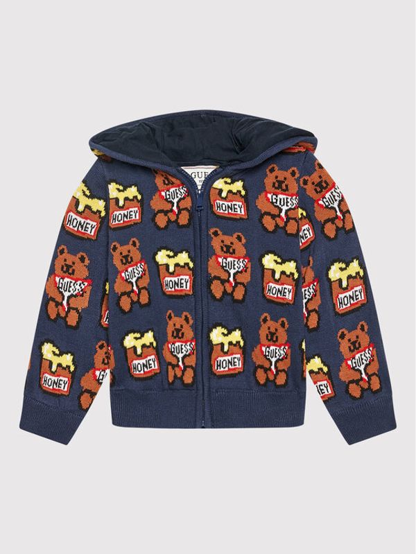 Guess Guess Кардиган H2RT02 Z2S40 Тъмносин Regular Fit