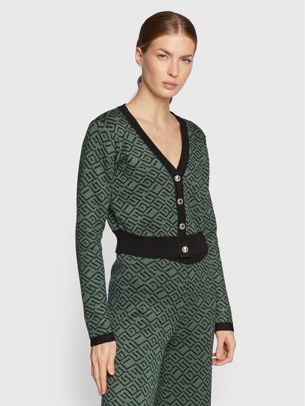 Guess Guess Кардиган Posie W2BR55 Z2YK2 Зелен Regular Fit