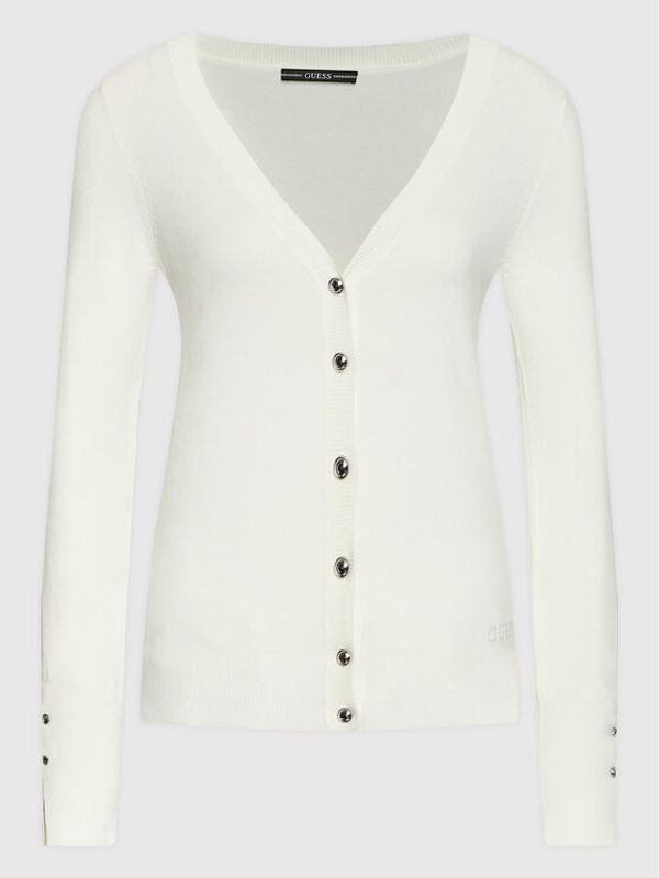 Guess Guess Кардиган Zena W2YR33 Z2V62 Бял Regular Fit