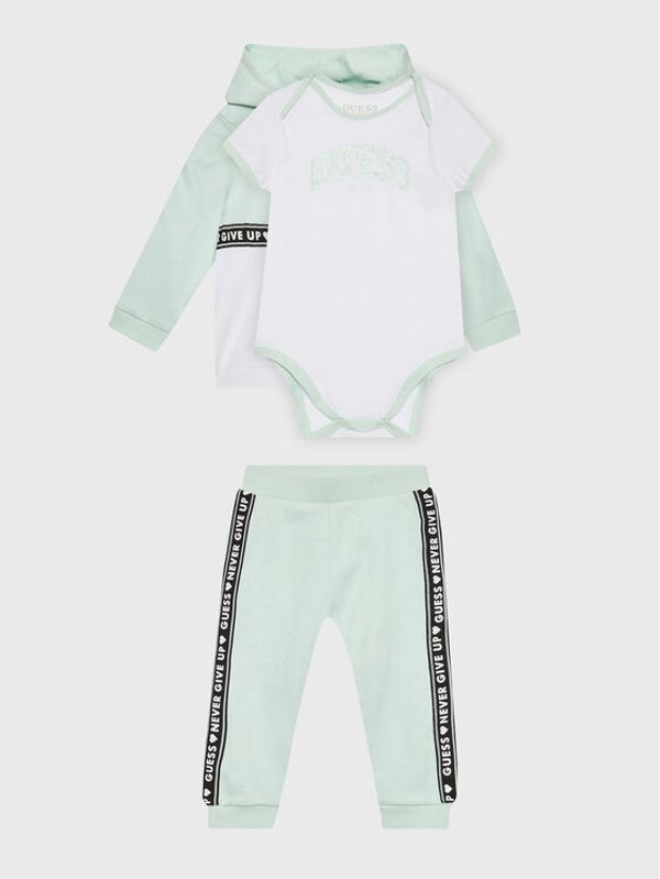 Guess Guess Кмплект суитшърт, боди и спортни панталони S3RG00 KA6W0 Син Regular Fit