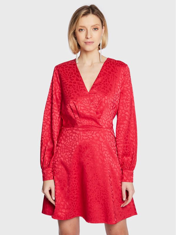 Guess Guess Коктейлна рокля W3RK79 WFAD2 Червен Regular Fit