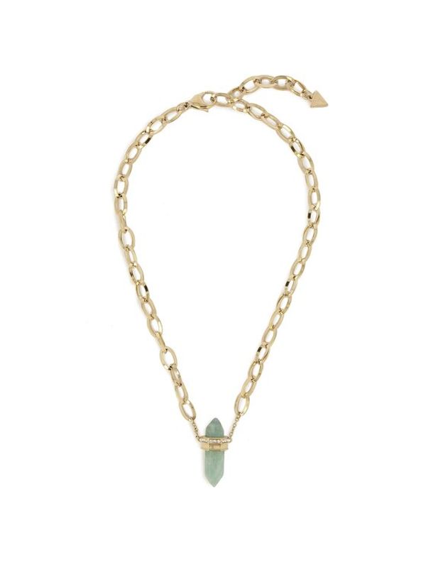 Guess Guess Колие Good Vibes JUBN03 117JW Позлатено с жълто злато