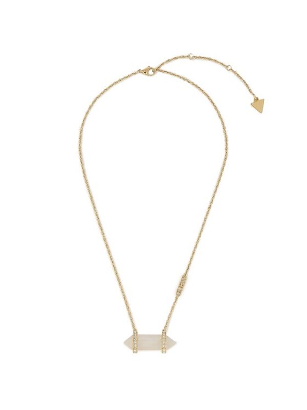 Guess Guess Колие Good Vibes JUBN03 118JW Позлатено с жълто злато