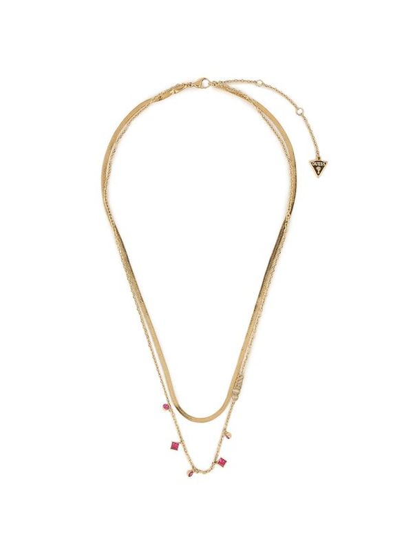 Guess Guess Колие Perfect Liaison JUBN03 067JW Позлатено с жълто злато