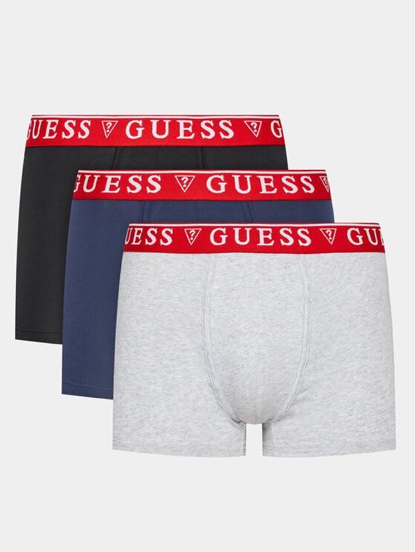 Guess Guess Комплект 3 чифта боксерки U97G01 K6YW1 Сив