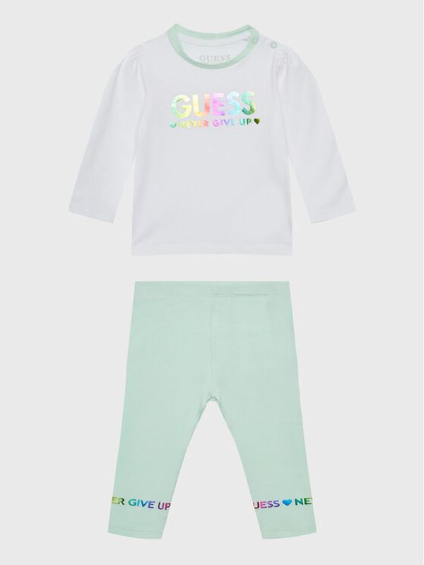 Guess Guess Комплект блуза и клин A3RG06 K6YW1 Цветен Regular Fit