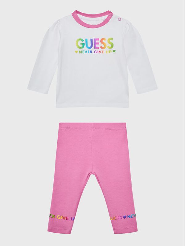 Guess Guess Комплект блуза и клин A3RG06 K6YW1 Цветен Regular Fit