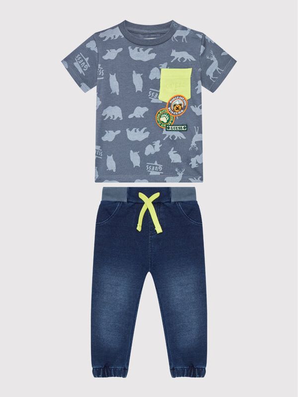 Guess Guess Комплект блуза и панталон I2YG16 K5M20 Син Regular Fit