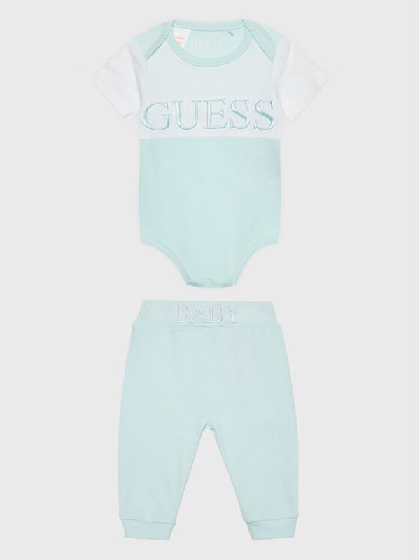 Guess Guess Комплект боди и панталон H2RW03 J1311 Син Regular Fit