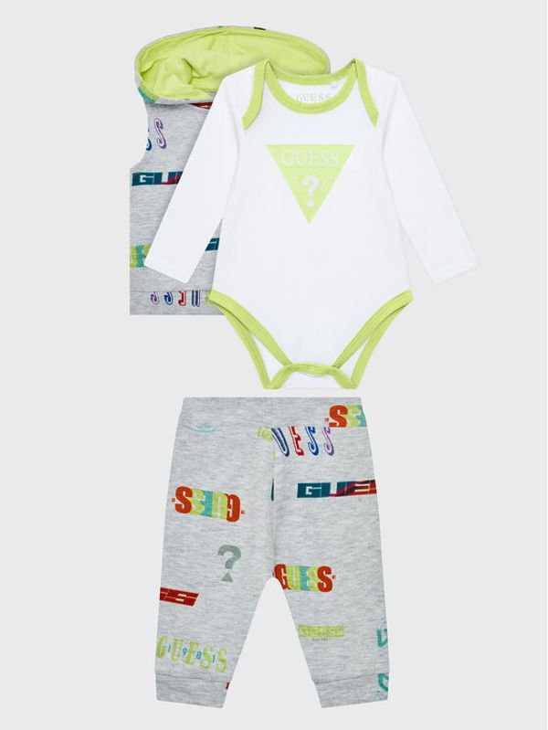 Guess Guess Комплект боди, панталон и елек P3RG01 KA6W0 Цветен Regular Fit