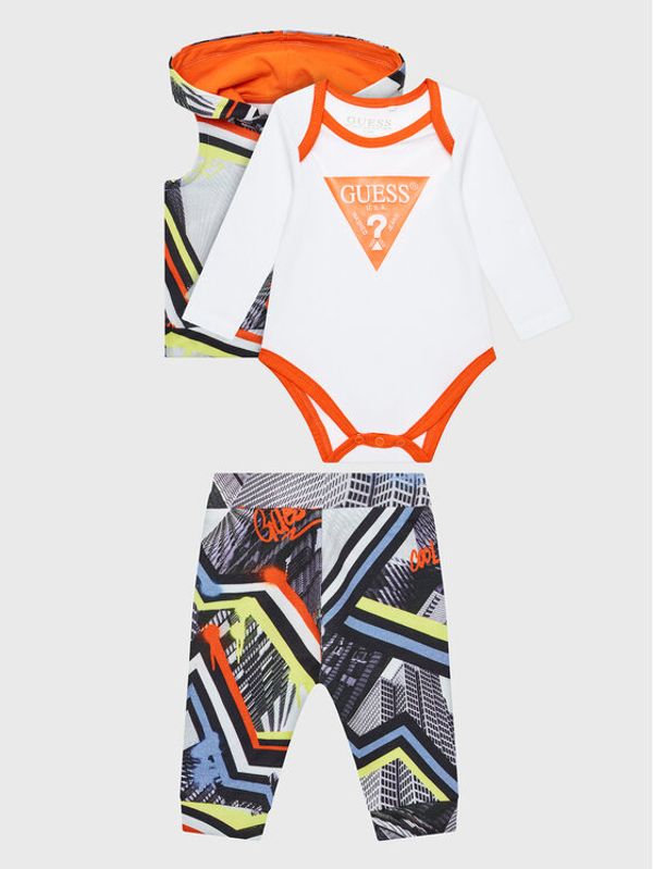 Guess Guess Комплект елек, боди и панталон P3RG01 KA6W0 Цветен Regular Fit