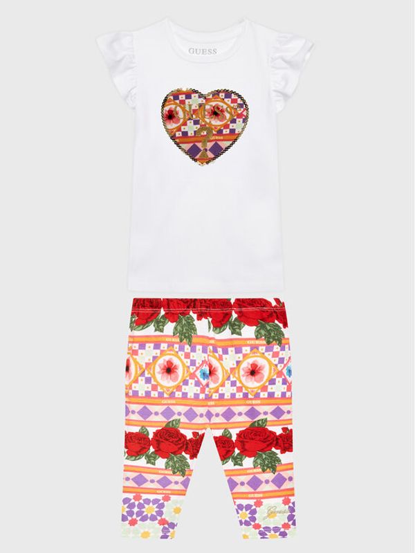 Guess Guess Комплект от тишърт и панталони K3GG00 K6YW3 Цветен Regular Fit