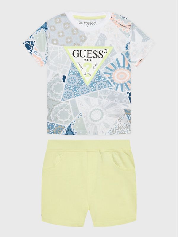 Guess Guess Комплект от тишърт и панталони N3GG00 K8HM3 Цветен Regular Fit