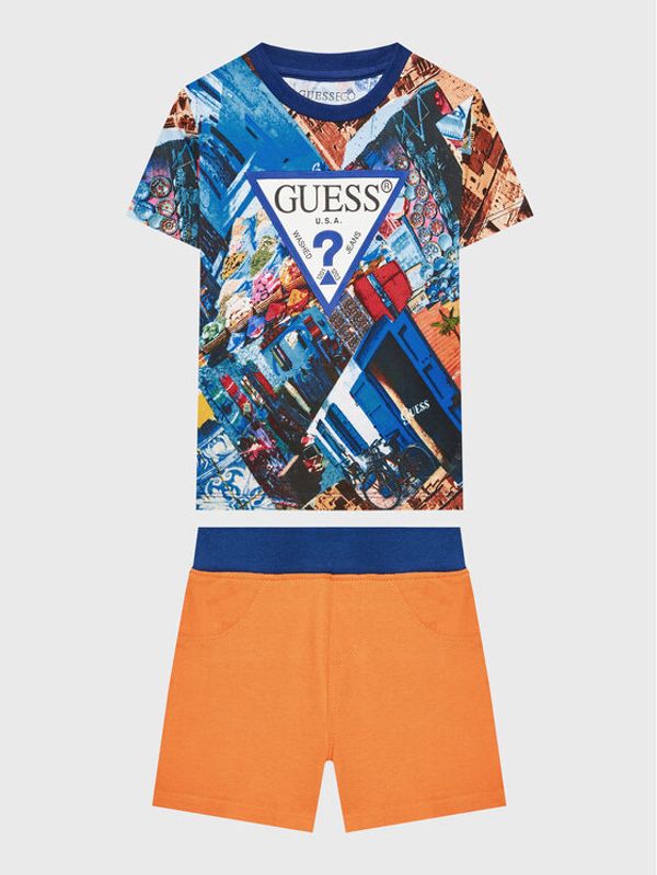 Guess Guess Комплект от тишърт и панталони N3GG00 K8HM3 Цветен Regular Fit