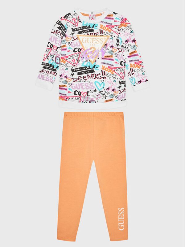 Guess Guess Комплект суитшърт и клин A3RG03 KA6R3 Цветен Regular Fit