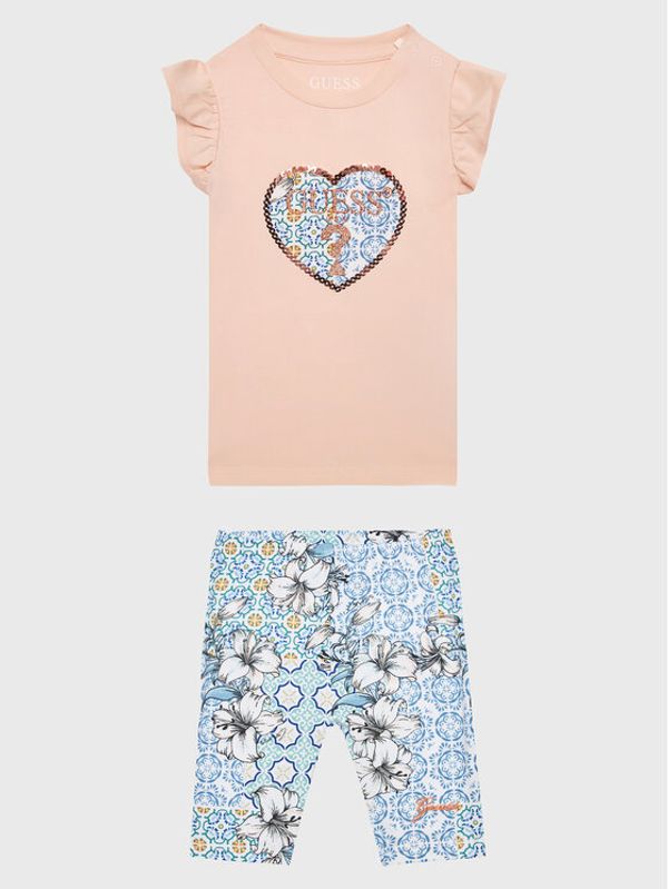 Guess Guess Комплект тишърт и клин A3GG05 K6YW3 Цветен Regular Fit