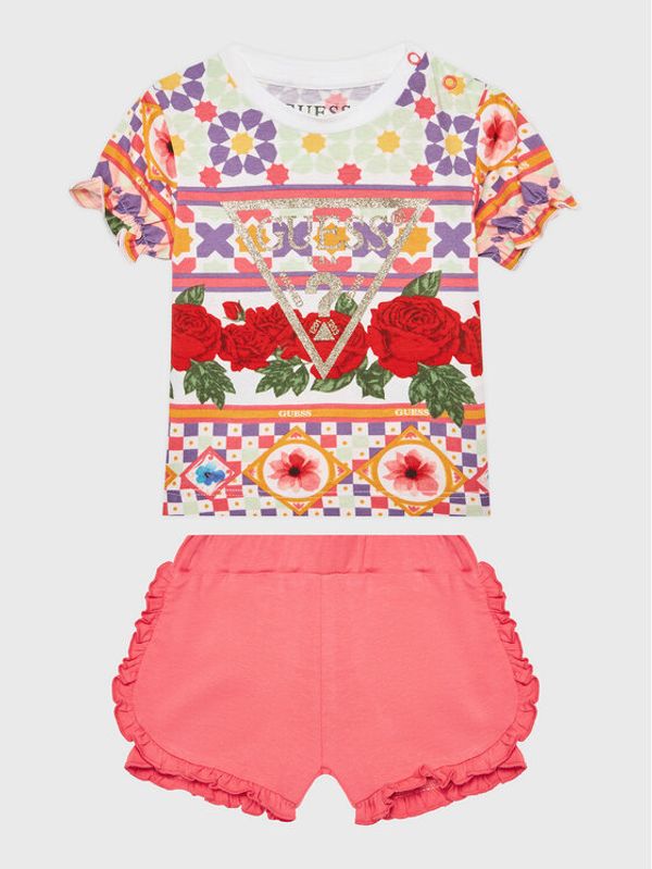 Guess Guess Комплект тишърт и панталонки A3GG01 K6YW3 Цветен Regular Fit
