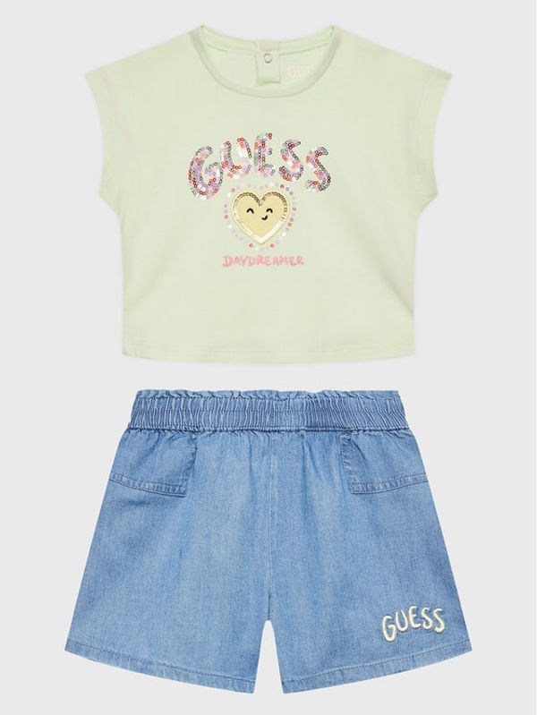 Guess Guess Комплект тишърт и панталонки A3GG02 K6YW0 Цветен Regular Fit