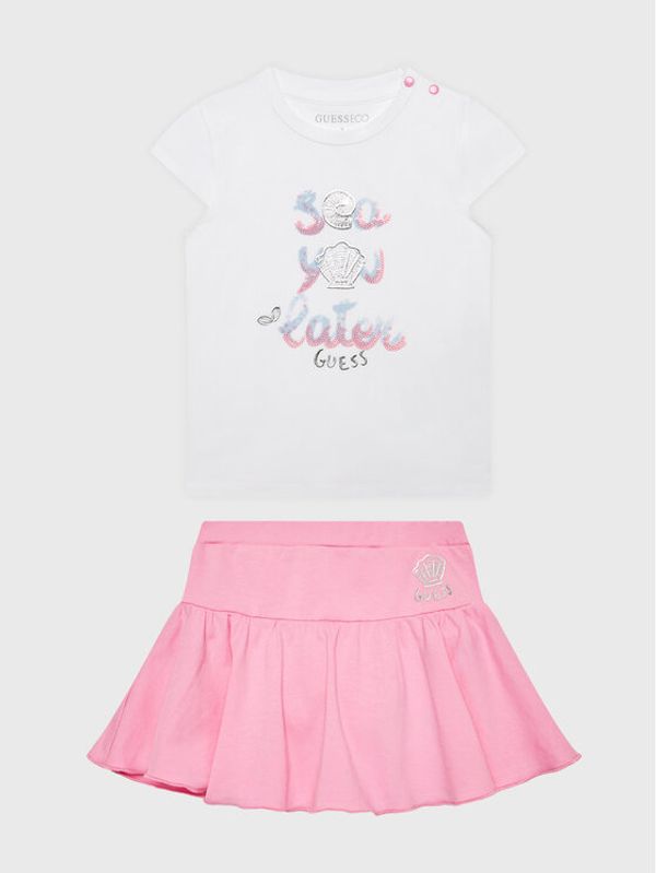 Guess Guess Комплект тишърт и поличка A3GG15 K6YW3 Цветен Regular Fit