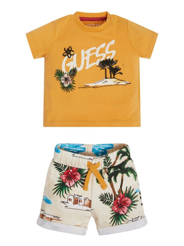Guess Guess Комплект тишърт и спортни шорти I3GG10 K8HM3 Цветен Regular Fit