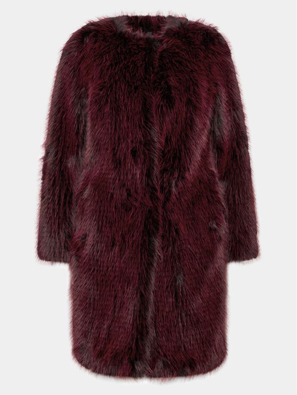 Guess Guess Кожено палто W2BL0Q WF280 Бордо Regular Fit