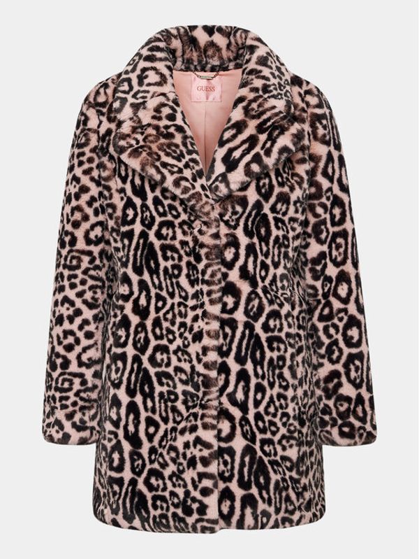 Guess Guess Кожено палто W2BL92 WF2P0 Цветен Regular Fit