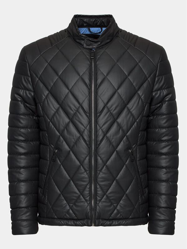 Guess Guess Кожено яке M3YL06 WFHD0 Черен Regular Fit