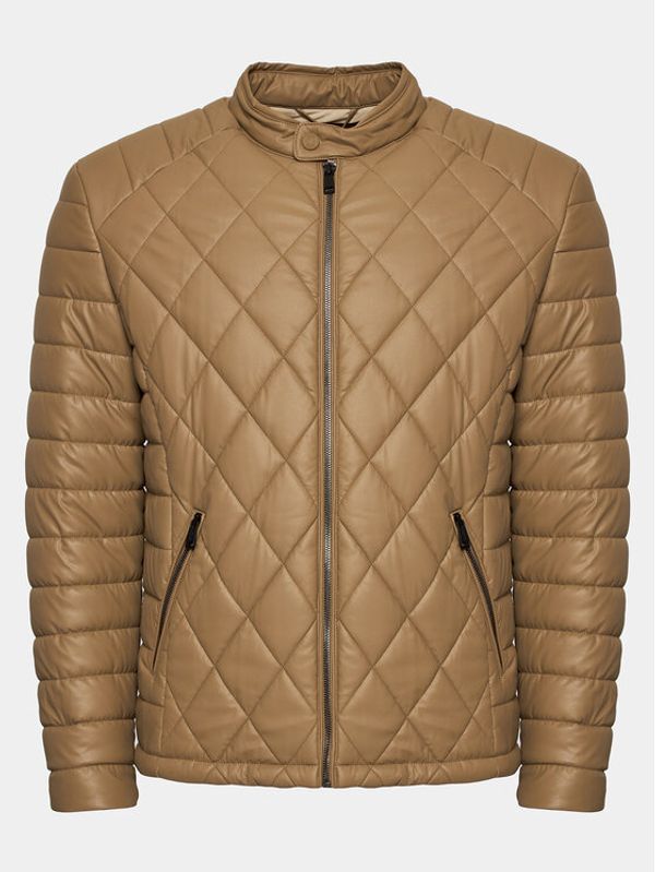 Guess Guess Кожено яке M3YL06 WFHD0 Тъмносин Regular Fit