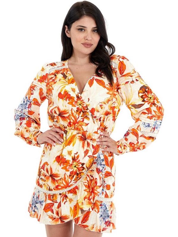 Guess Guess Лятна рокля Hafa W3GK34 WFCY0 Цветен Regular Fit