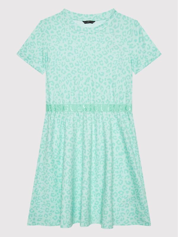 Guess Guess Лятна рокля J2YK16 KAZM0 Зелен Regular Fit