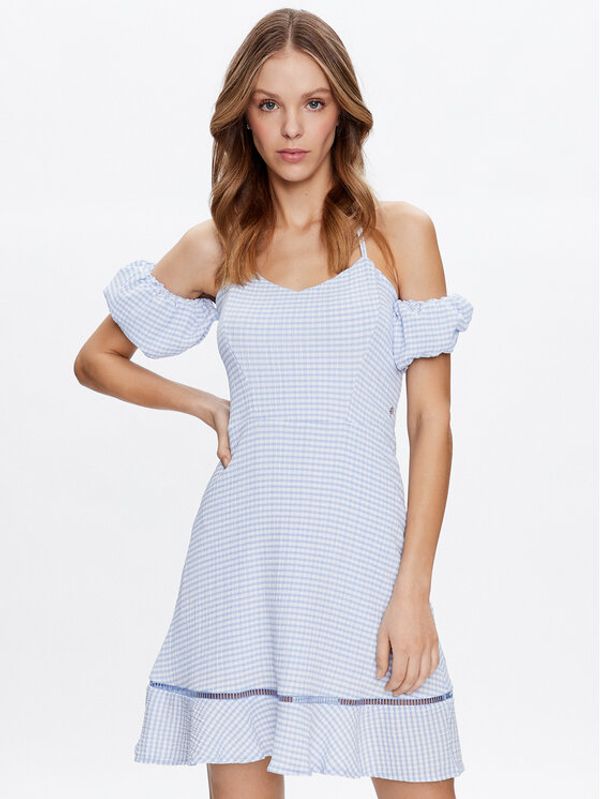 Guess Guess Лятна рокля Malika W3GK28 KBPS0 Син Regular Fit