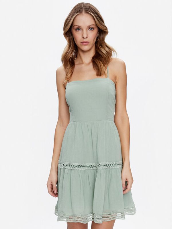 Guess Guess Лятна рокля Safa W3GK0M WEID0 Зелен Regular Fit