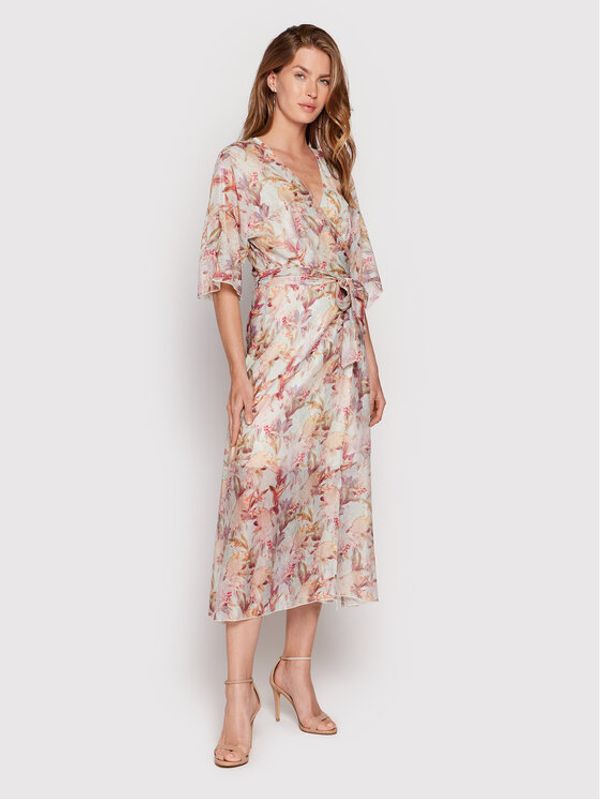 Guess Guess Лятна рокля W2YK38 WEPQ0 Бежов Regular Fit