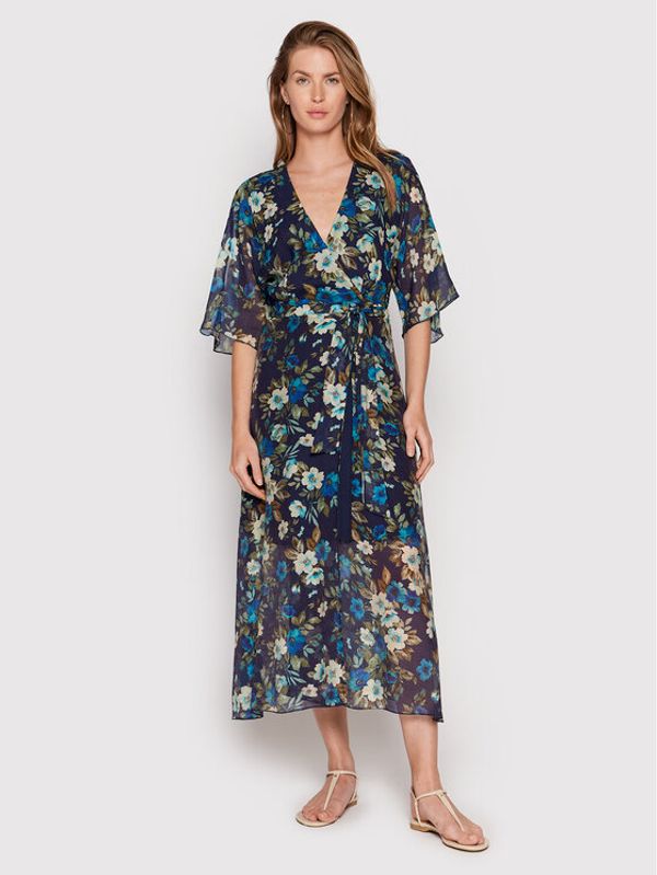 Guess Guess Лятна рокля W2YK38 WEPQ0 Тъмносин Regular Fit