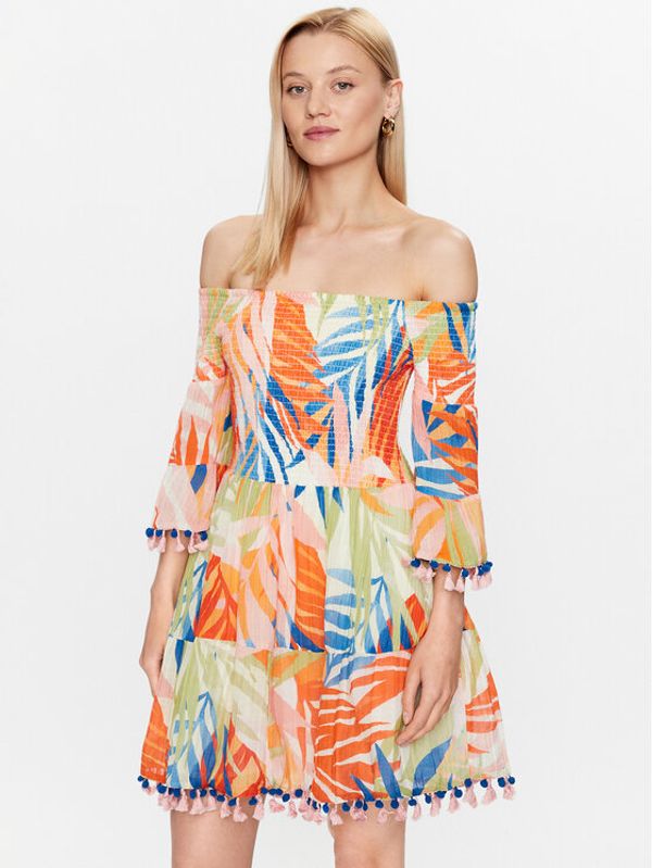 Guess Guess Лятна рокля W3YK42 WE340 Оранжев Regular Fit