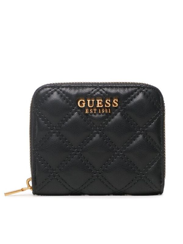 Guess Guess Малък дамски портфейл Giully (QO) Slg SWQA87 48370 Черен