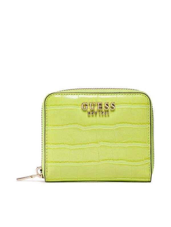 Guess Guess Малък дамски портфейл Laurel (CG) Slg SWCG85 00370 Зелен