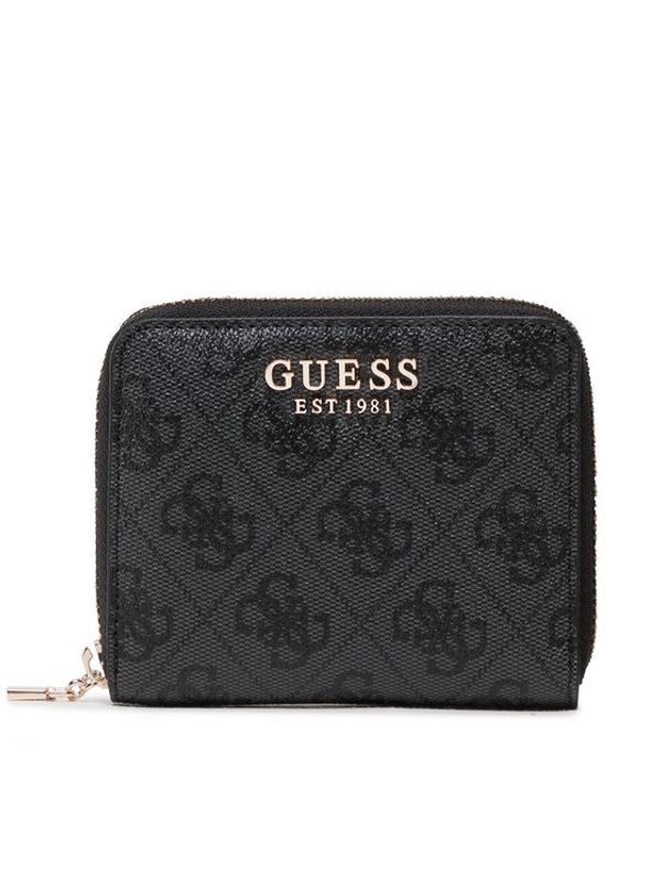 Guess Guess Малък дамски портфейл Laurel (Sg) Slg SWSG85 00370 Черен